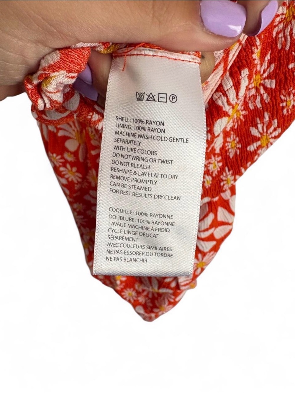 Urban Outfitters Red Daisy Tie-Shoulder Romper - Picture 3 of 5